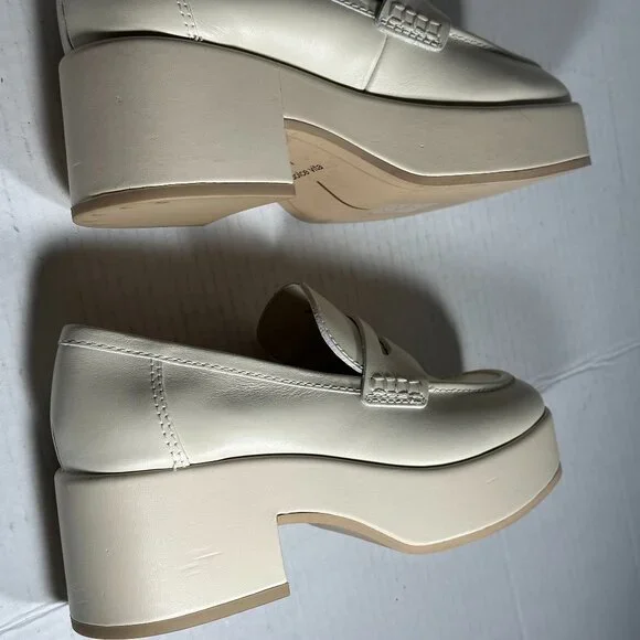 Dolce Vita Cream Loafers - Picture 16 of 16